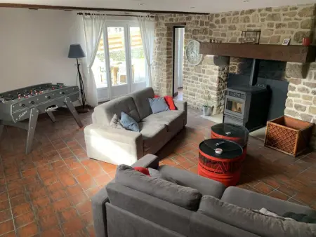 Maison spacieuse avec piscine à Jullouville, Gite 15 personnes à Jullouville - Photo 21