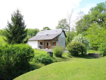 Gite à Ledeuix,Gîte dans ancienne grange restaurée, parc boisé de 5000m² avec ruisseau, animaux acceptés, cheminée FR-1-384-325 N°977953