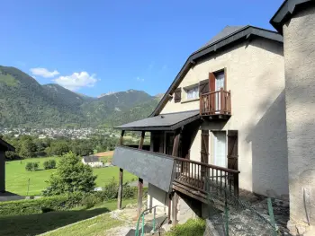 Gite à Béost,Chalet bois avec 3 chambres, garage et terrasse panoramique FR-1-384-903 N°978006