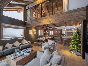 Location Chalet en Méribel,Chalet Luxueux à Méribel - 15 Pers, Proche Centre, Navette Gratuite, Espace Wellness FR-1-565-102 N°978455