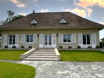 Gîte in Senonches,Maison en pierre rénovée, 3 chambres, jardin clos, équipée, calme et proche étang à Senonches FR-1-581-36 N°978533