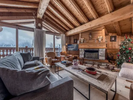 Chalet à Courchevel 1850, Chalet à Courchevel avec piscine, jacuzzi et vue panoramique - L978717