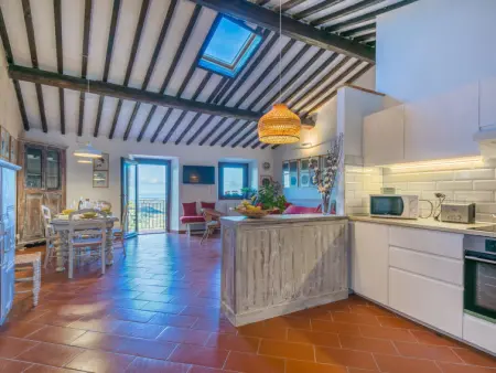 Trilocale Casa nel Castello, Appartement 5 personnes à Casale Marittimo - Photo 10