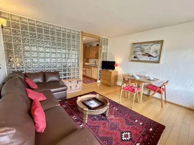 Appartement à Megève, Charmant Studio Cabine avec Balcon, Parking & Casier à Skis proche Téléphérique - 4 Pers., Megève - L980625