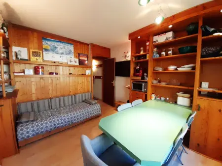 Studio 4 pers. avec balcon à Piau-Engaly, 3ème étage, ascenseur, casier à ski - Photo 1