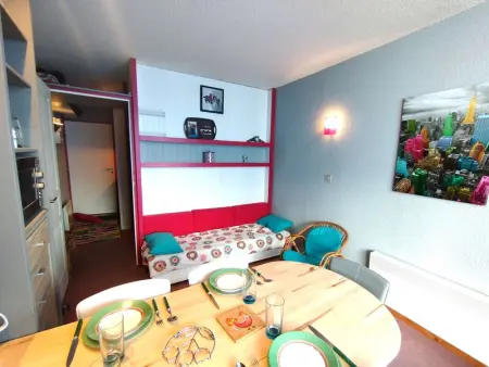 Studio 4 pers avec balcon, ski aux pieds, Aragnouet - 2mn des pistes, ascenseur, casier à ski - Photo 1