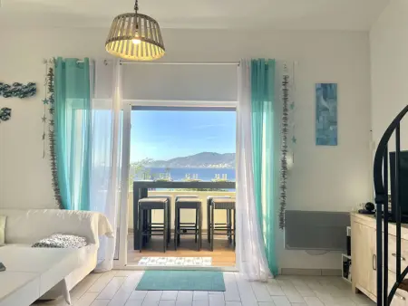 Maison de vacances 4 pièces avec vue mer, climatisation et parking à Porticcio - Photo 6