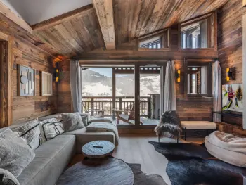 Wohnung in Megève,Chalet avec spa partagé, 5 chambres, piscine, parkings à Megève FR-1-569-187 N°981415