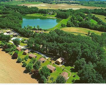 Location Chalet à Razac d'Eymet,Camping Les Chalets de Dordogne - Chalet vue sur lac 550080 N°745614