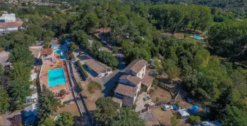 Chalet à Anduze, CAMPING LES FAUVETTES - Chalet ABEILLE Standard 19m2 (1 chambre)  + terrasse couverte 5,50m2 315177 N°607183