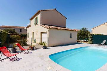 Location Villa à Narbonne Plage,Les Grandes Bleues Ilôt 3 GB3-42 : Villa 4 pièces 7 couchages avec piscine privative et jardin 779051 N°780381