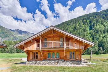 Location Chalet à Chamonix Mont Blanc,Chalet Coralie Chamonix Argentiere Spacieuse cheminee a foyer ouvert Demi-chalet moderne Ideal pour les familles et les groupes - N°788778