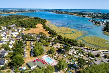 Cabane à Vannes, Camping Le Conleau - Ecolodge Cotton Toilée CONFORT 32m² (2 chambres) + terrasse couverte 11m² + TV 835985 N°981449