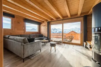 Chalet à La Toussuire, Chalet mitoyen proche pistes avec vue panoramique 865758 N°981574