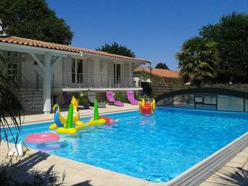 Location Villa à Biscarrosse, 105 Mathiou - Belle villa de bon standing avec piscine 896760 N°982104