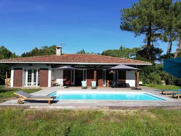 Location Villa en Biscarrosse, 35 Croix du Sud - Agréable Villa avec piscine chauffée à  la plage 896761 N°982105