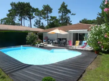 Villa en Biscarrosse, 182 Cerfs - Belle villa avec piscine chauffée à la plage 896762 N°982106