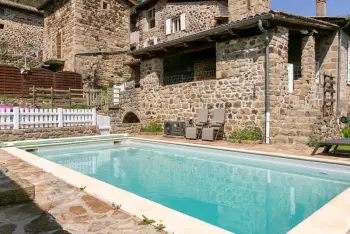 Maison à Jaujac,Château de Laulagnet - 3e avec piscine dans un écrin de verdure 921635 N°982937