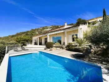 Villa à La Londe les Maures,CROS MARAVENNE Superbe Villa pour 8 personnes avec vue mer panoramique et piscine chauffée à La Londe-les-Maures 984629 N°984222