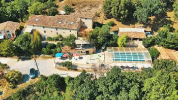 Cabane à Esparron de Verdon, Camping La Beaume - Cabane du Trappeur 24m² CONFORT 2 chambres + climatisation 1001811 N°984695