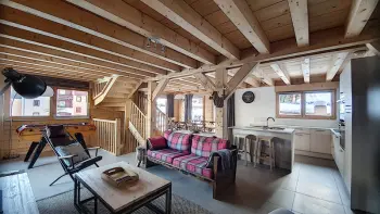 Chalet in Saint Jean d'Aulps,CHALET NEUF - SAUNA- WIFI-SAINT JEAN DAULPS STATION-PROCHE MORZINE- 12 PERSONNES - CIMES C6 1036736 N°985970