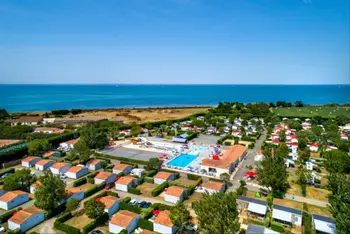 Cabaña en Loix, Camping Les Ilates - Ecolodge Cotton toilée CONFORT 35m² (3 chambres) - dont terrasse couverte de 11m² + TV 1068134 N°986484