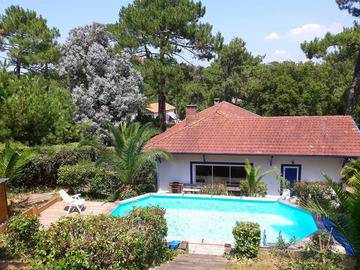 Location Villa à Soorts Hossegor,Villa LOUSTAL Villa L'OUSTAL avec piscine entre lac et océan pour 10 personnes 979566 N°987206