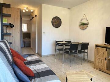 Location Appartement in Balaruc les Bains,Appartement T1 avec terrasse, tout équipé, proche commodités à Balaruc-les-Bains FR-1-553-239 N°987543