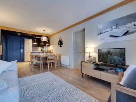 Appartement cosy avec accès direct aux pistes, piscine et spa à Arc 1950 - Photo 4