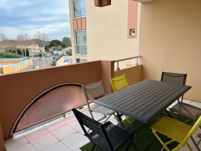 Appartement à Cap d'Agde, Appartement T2 cabine - Proche plage, commerces et piscine sécurisée - L987684