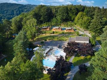 Location Tarn, Chalet à Le Bez, Camping Le Plo - Eco-Lodge VIP 35m² avec vue sur terrain de jeux, 2 Chambres, 1 Salle de bain (draps fournis) - N°987755