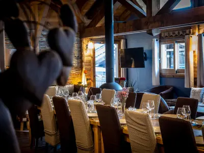 Chalet à Plagne 1800, Luxueux chalet 7 chambres avec jacuzzi et sauna, proche télésiège - N°989483