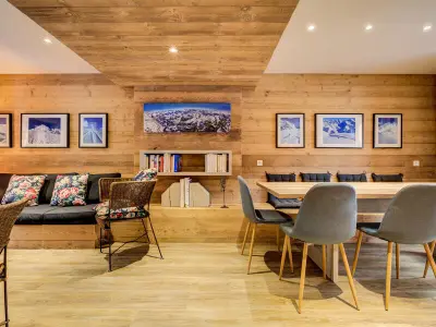 Chalet à Plagne 1800, Chalet confortable au centre - 10 pers, animaux admis, WiFi gratuit - N°989485