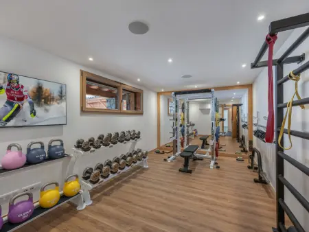 Chalet moderne à Combloux avec piscine et espace bien-être - Photo 14