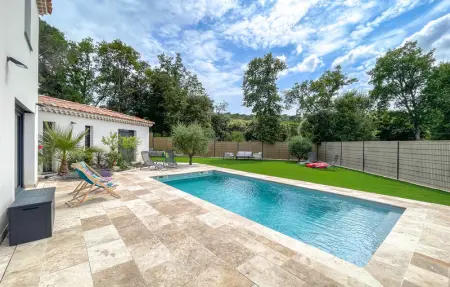 Maison avec piscine, Maison 10 personnes à Rochegude - Photo 9