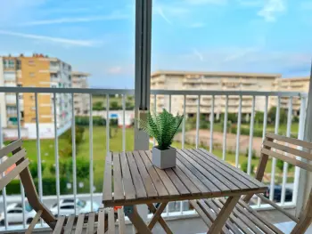 Appartamento a La Pineda,Studio avec Terrasse à 100m de la Plage - 4 Pers, Wi-Fi, Clim, TV, Cuisine équipée ES-317-11 N°990548