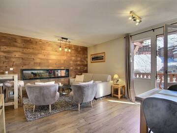 Location Apartment in Belle Plagne,Bel appartement 3 pièces avec piscine, spa et cheminée FR-1-455-254 N°990588