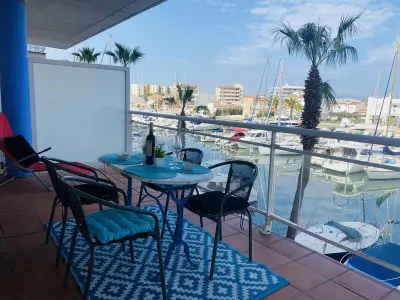 Appartement à Roses, PORT CANIGÓ I 121 - Apartamento en Santa Margarita con piscina comunitaria y vistas al canal. - L991109