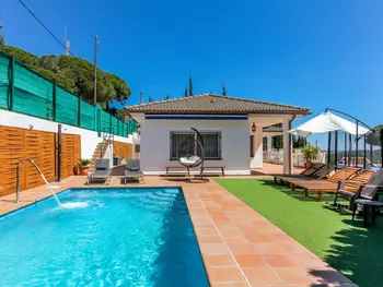 Casa en Blanes,Villa Niedda, piscina privada, vistas al mar para 8 personas ES-182-121 N°991334