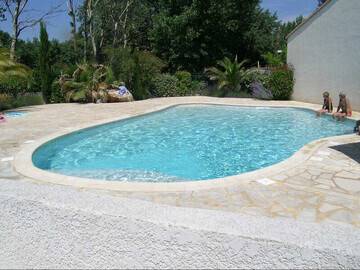 Location Maison à Valras Plage,Pavillon 4/5 couchages av piscine entièrement rénové - N°992052