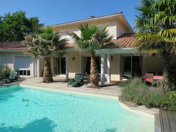 Location Villa à Biscarrosse, 329 Milouins - Agréable villa spacieuse avec piscine au Bourg 893411 N°992397
