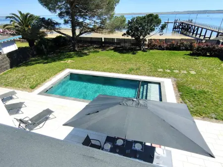 Villa 12 pers avec piscine chauffée et vue exceptionnelle, première ligne Bassin d'Arcachon - Photo 1