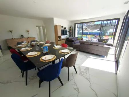 Villa 12 pers avec piscine chauffée et vue exceptionnelle, première ligne Bassin d'Arcachon - Photo 5