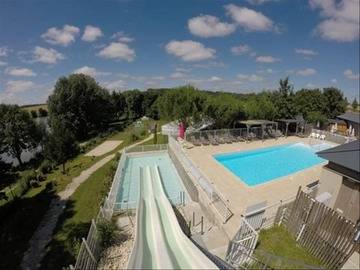 Location Chalet à Chemillé sur Indrois,Camping Les Coteaux du Lac - CH3 35 m² avec terrasse couverte 910912 N°992721