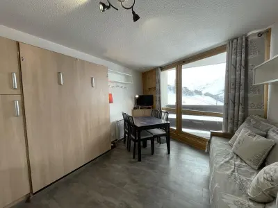 Appartement à Les Menuires, Studio 3 pers. avec balcon sud, accès pistes, quartier Preyerand, Les Menuires - L992891