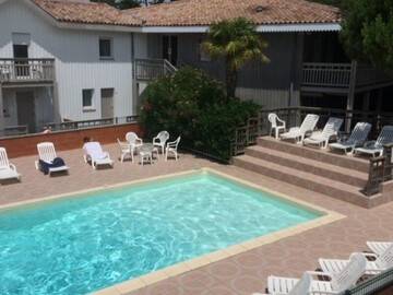 Location Appartement à Lège Cap Ferret,Appartement avec piscine centre village Le Canon à 80m du bassin - N°993342