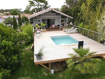Location Villa à Capbreton,Villa OHANA Villa OHANA pour 8 personnes avec piscine et cuisine d'été. Wifi gratuit 1154327 N°994880