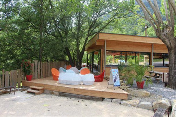 Location Chalet à Pierrelongue,Camping les Castors *** - Lodge 7 Olive clim 990634 N°994906