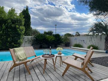 Location Casa en Saint Cyprien,Villa de Charme avec Piscine proche Golf et Plage à Saint-Cyprien FR-1-753-18 N°995071