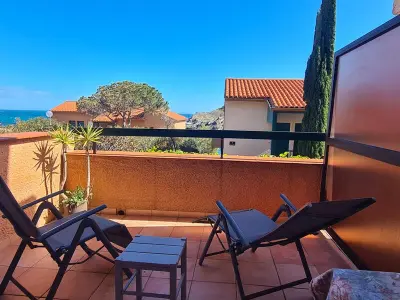 Appartement à Collioure, Joli T2 avec balcon vue mer et parking à Collioure - L995945